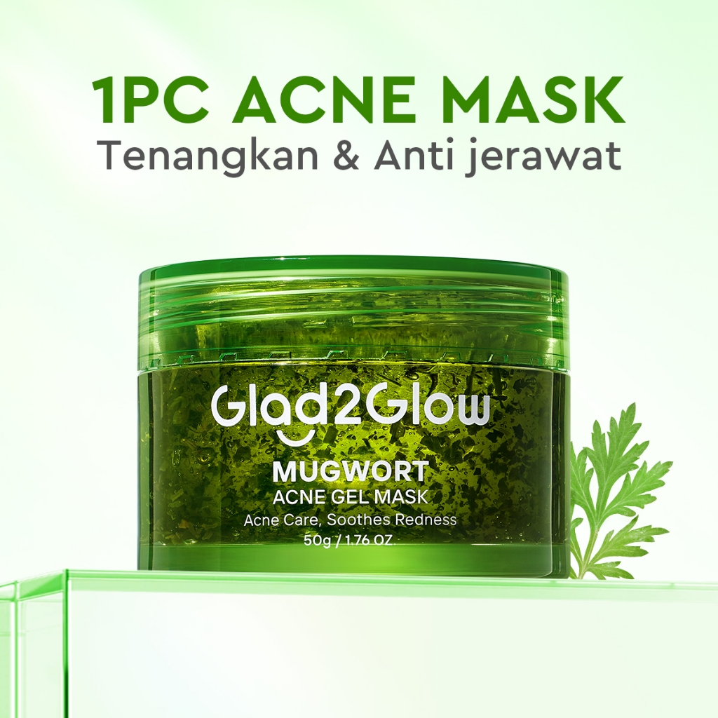Suntone Wisdom Indonesia Glad2Glow Advanced Mugwort Acne Gel Mask