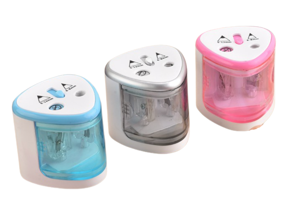 Double Hole Electric Pencil Sharpener ｜ 8004