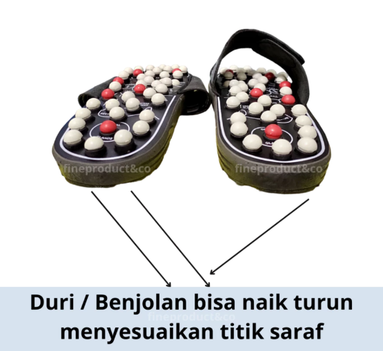  Kongsui Sandal Refleksi Akupuntur Magnetic