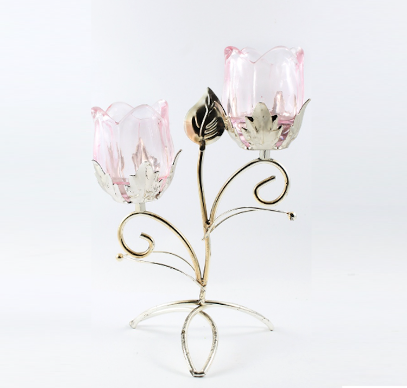 Candle Holder Pink Tosca