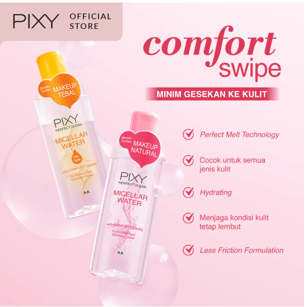Mandom Indonesia PIXY  Perfect Clean Micellar Water Oil Type