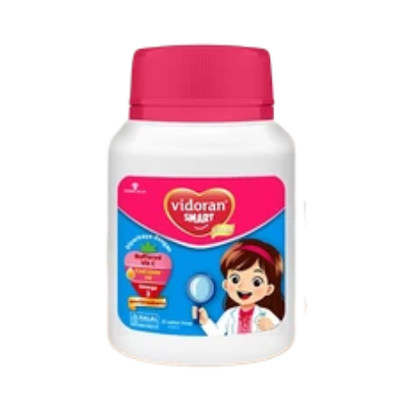 vidoran Smart Vitamins Tablet Rasa Strawberry 1