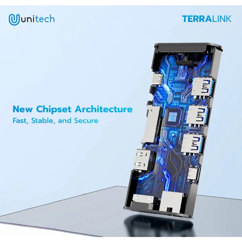 Unitech TerraLink USB Hub Adapter 11 in 1 2