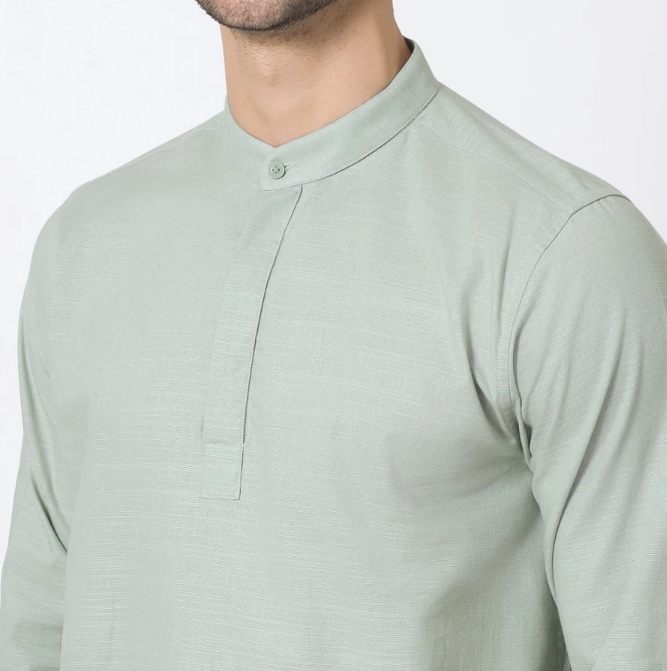  Cotton Well Oman Henley Shirt