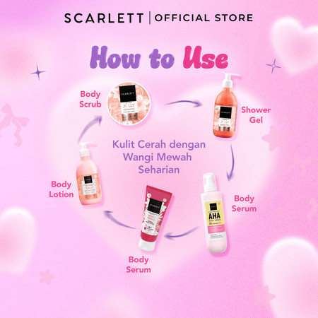 Opto Lingkar Sejahtera Scarlett Whitening 4in1 Bodycare Daily Routine Jolly Booster