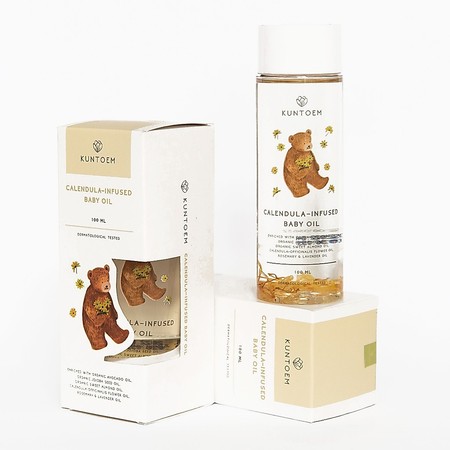 Kuntoem Calendula-Infused Baby Oil 3