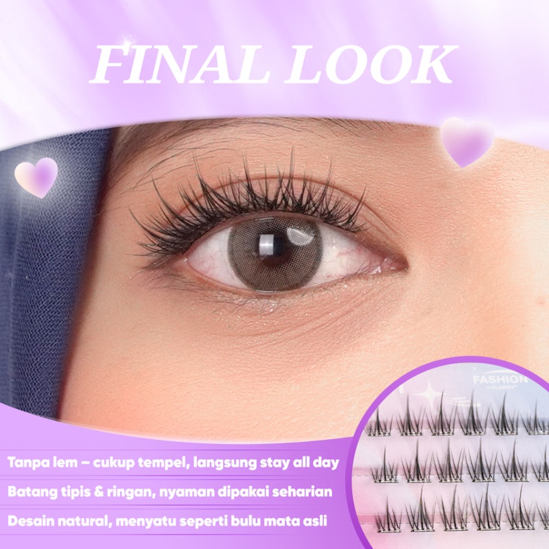 BAISISI Bulu Mata Palsu Super Natural Eyelash 3