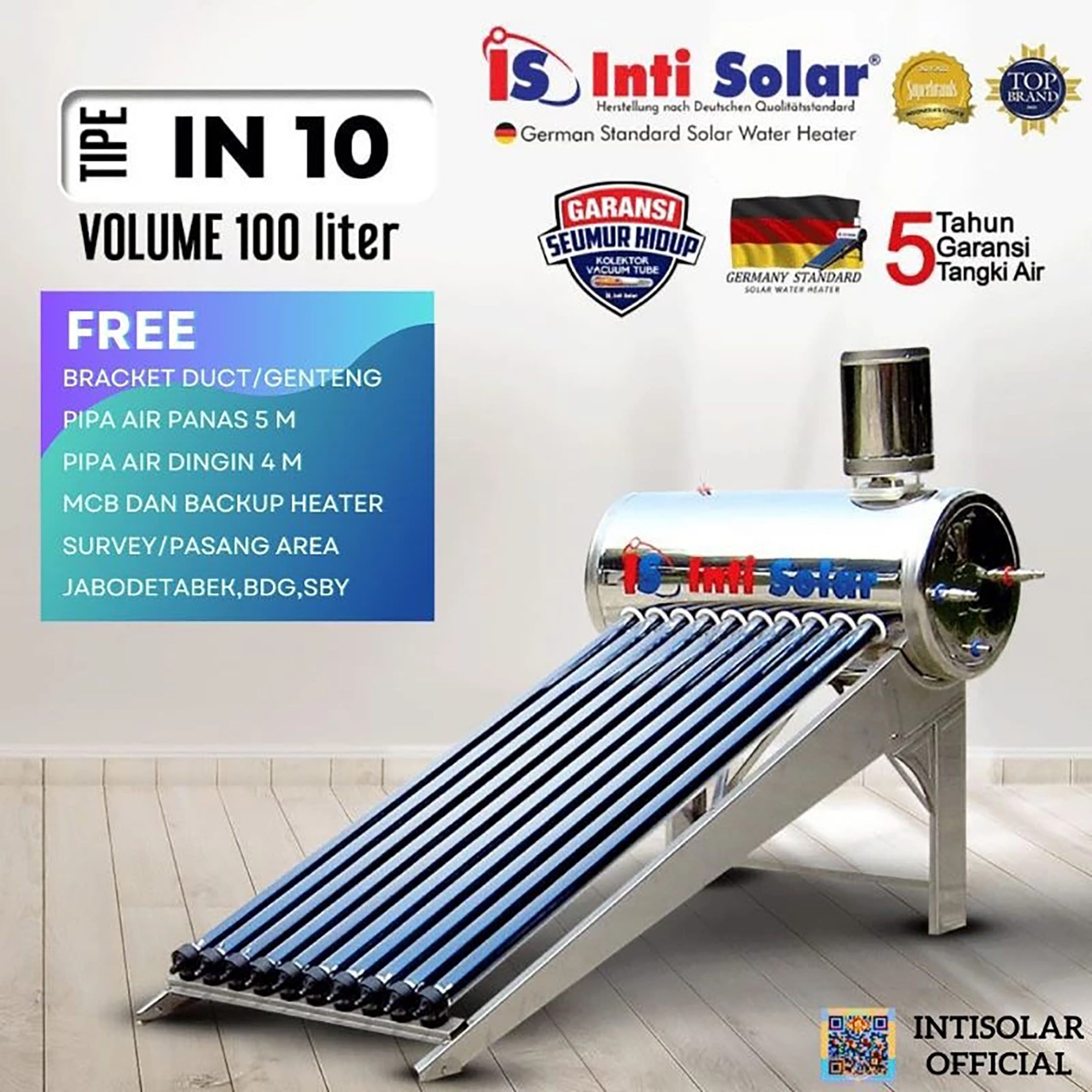 Inti Sarana Adi Sejahtera Inti Solar Tipe IN 10
