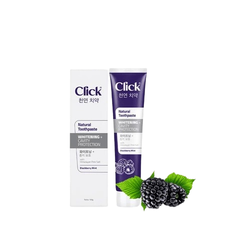 Click Natural Toothpaste Whitening + Cavity Protection