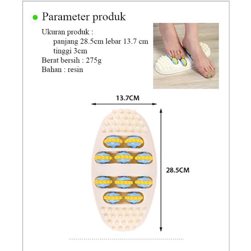 Long Zhi Xue Alat Pijat Kaki Rol Multifungsi 3D