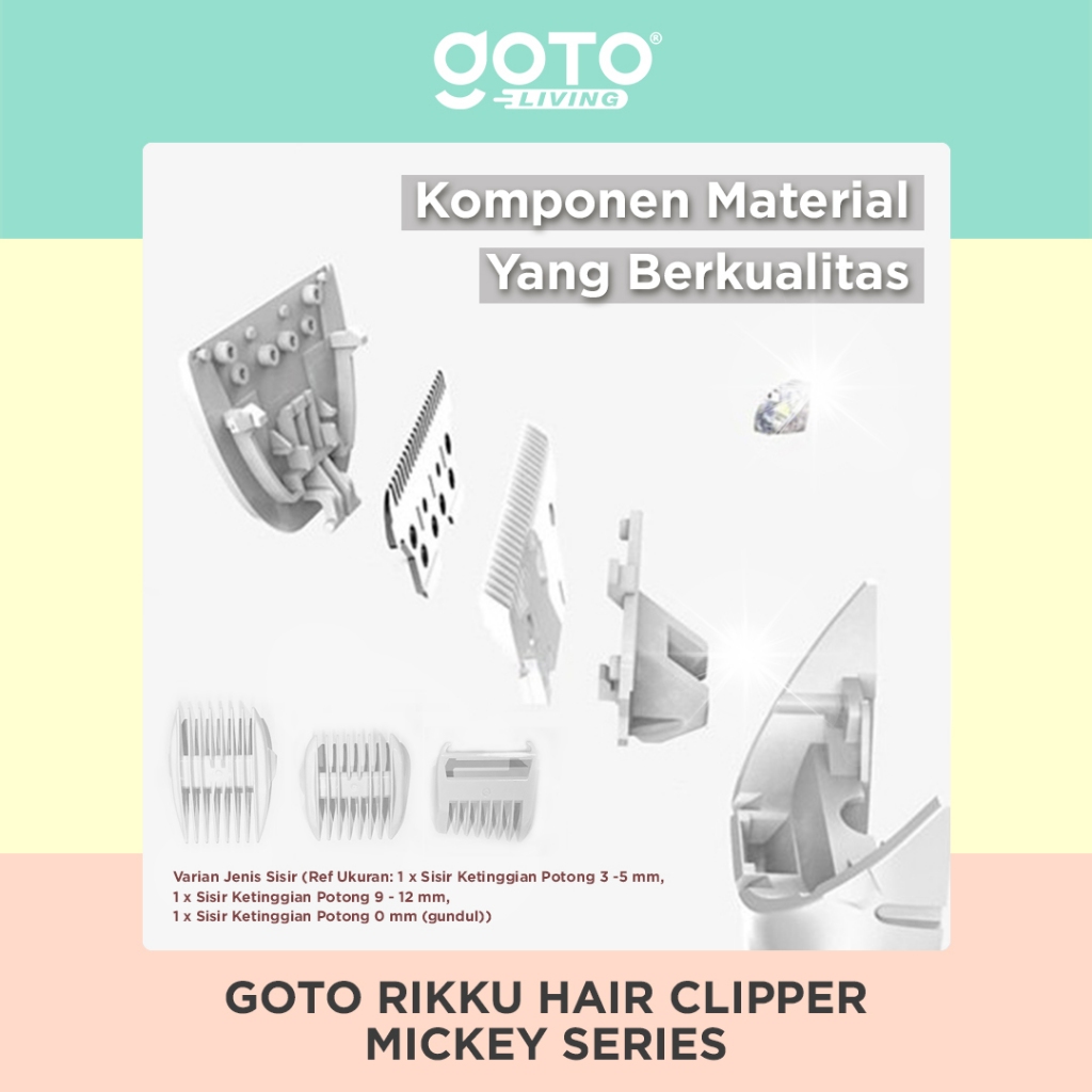 Pilar Niaga Makmur Goto Living Goto Chioo Electric Hair Clipper Baby