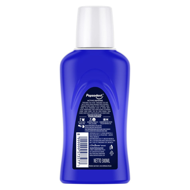 Unilever Indonesia Pepsodent Mouthwash Active Defense