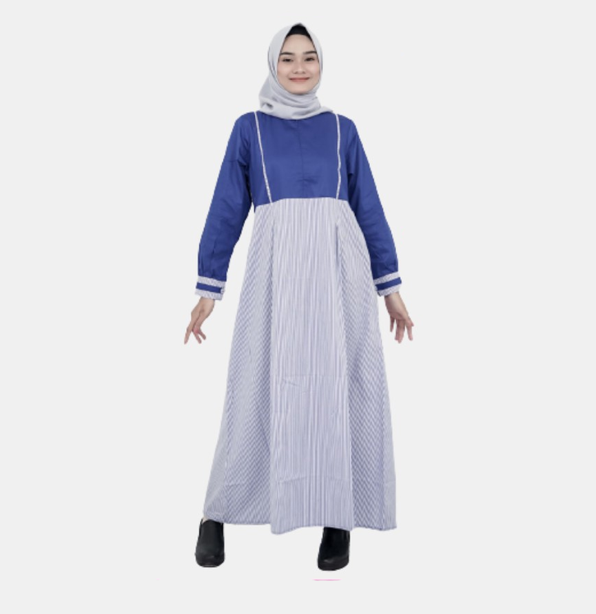 Gamis Rania Salur Polos 