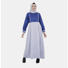 Gamis Rania Salur Polos