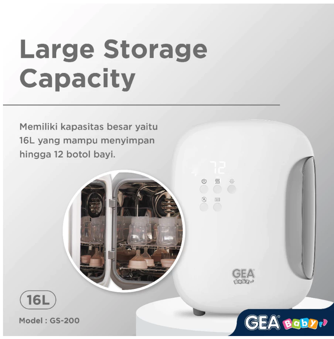 Royal Mitra Pratama GEA Baby Smart UV LED Sterilizer & Dryer GS-200