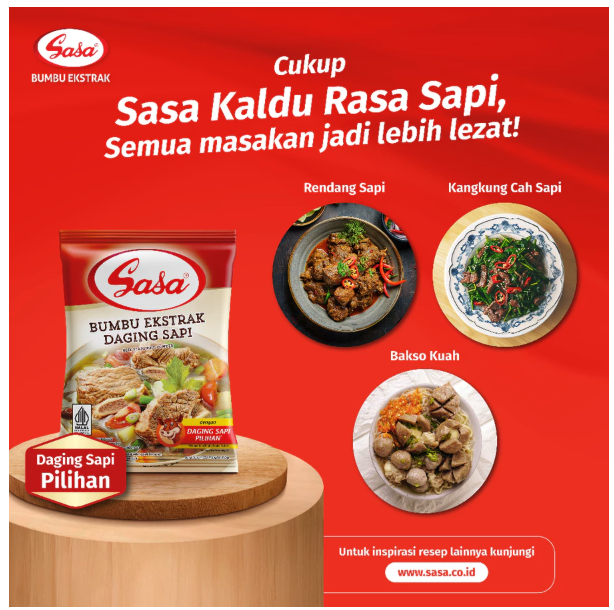 Sasa Inti Sasa Bumbu Kaldu Sapi 250 g