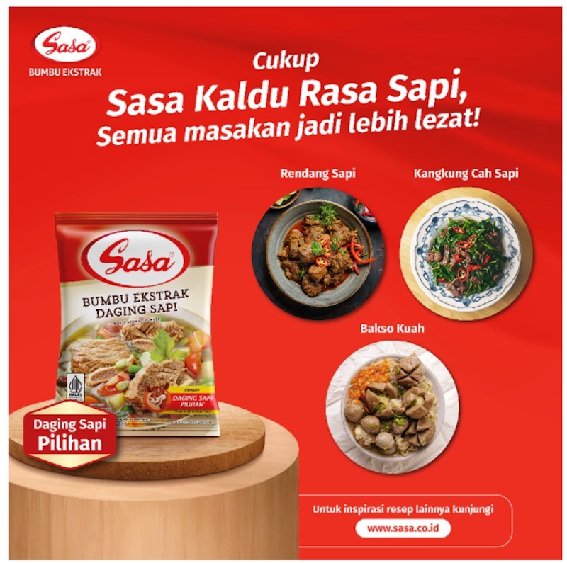 Sasa Bumbu Kaldu Sapi 250 g 3