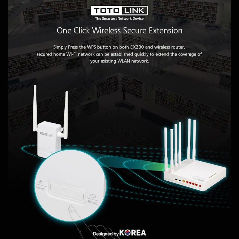 TOTOLINK Wireless N Range Extender 4