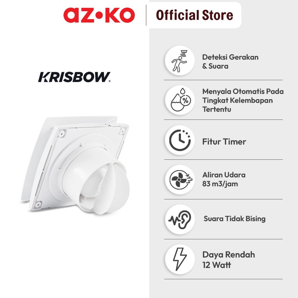 Kawan Lama Group AZKO Krisbow 4 Inci Exhaust Fan