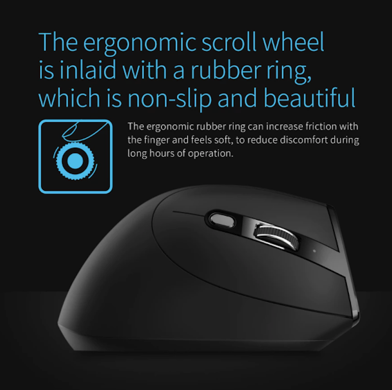 Zelotes Vertical Optical Mouse 4