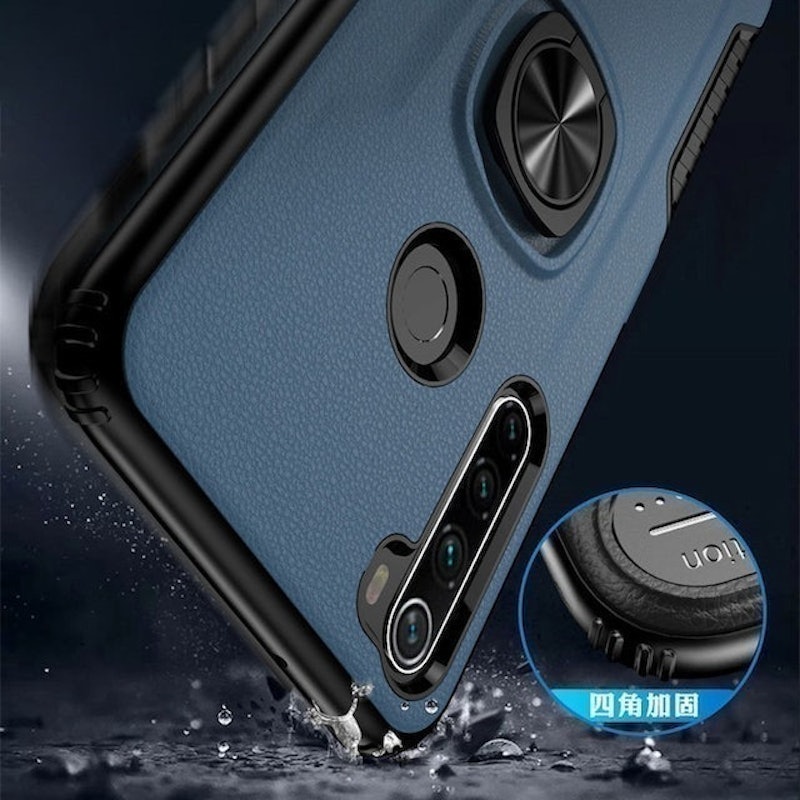 Xiaomi Redmi Note 8 Hard Case Ring Carbon Thunder 4