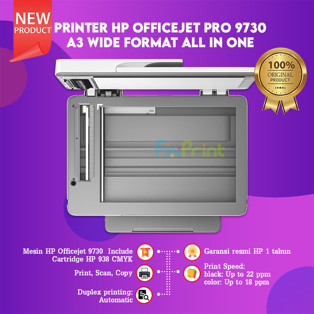 Hewlett Packard Indonesia HP Officejet 9730