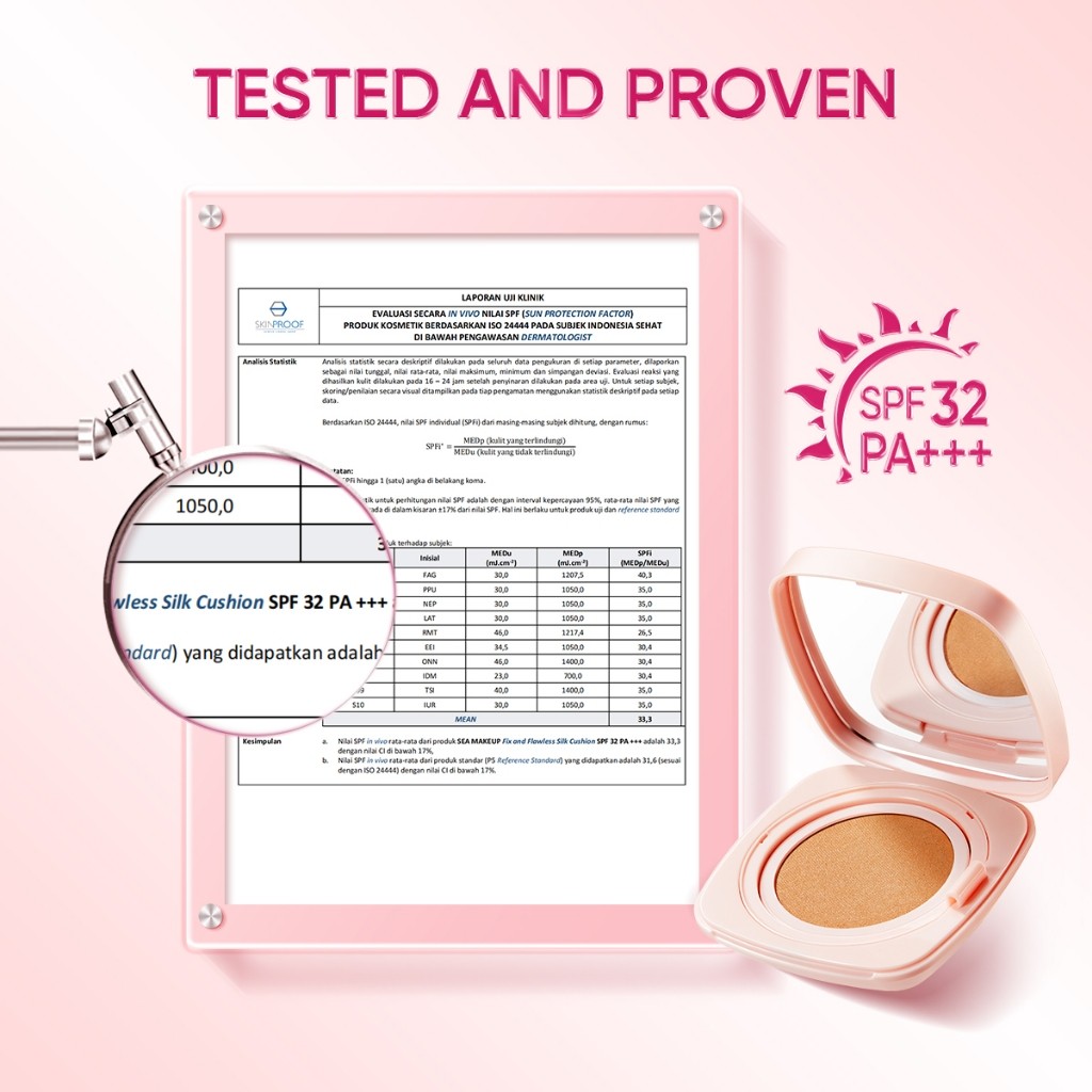  Sea Beauty Indonesia Sea Makeup Fix and Flawless Silk Cushion Lyla