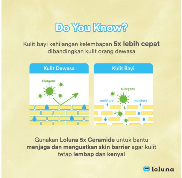 Wahana Kosmetika Indonesia Loluna Head to Toe Baby Wash