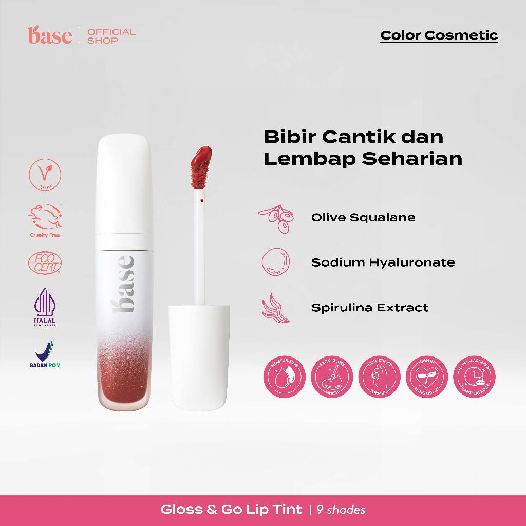  Base Gloss & Go Lip Tint 08 Blissful Bare