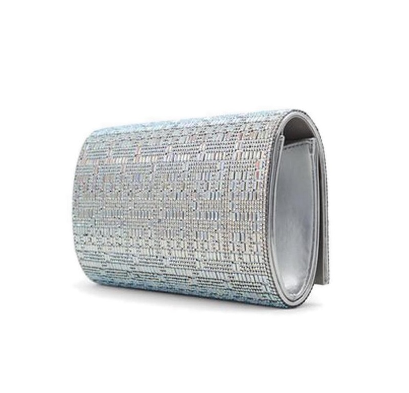 ALDO Fahari Clutch Silver