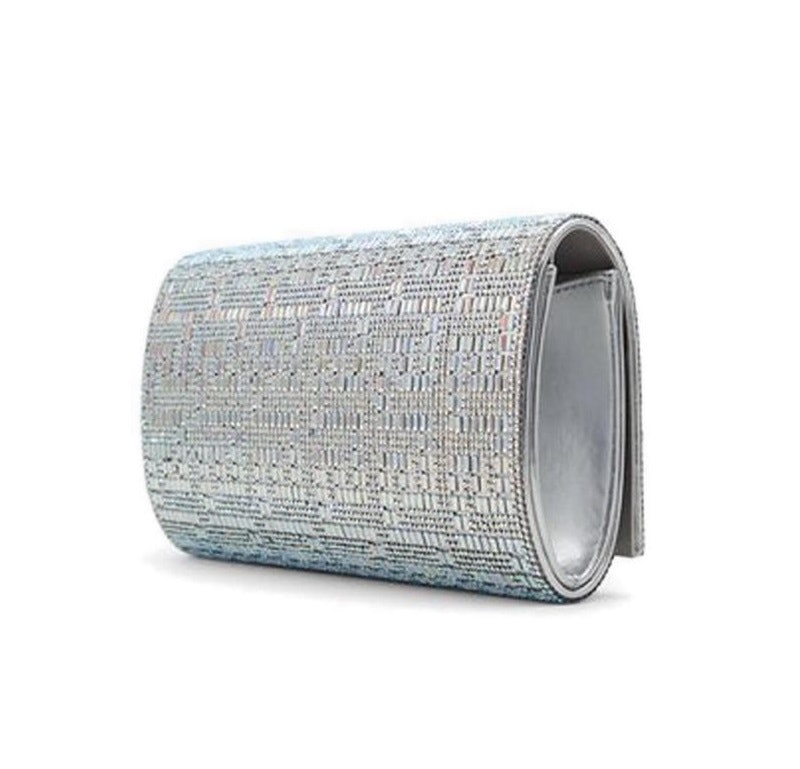ALDO Fahari Clutch Silver 2