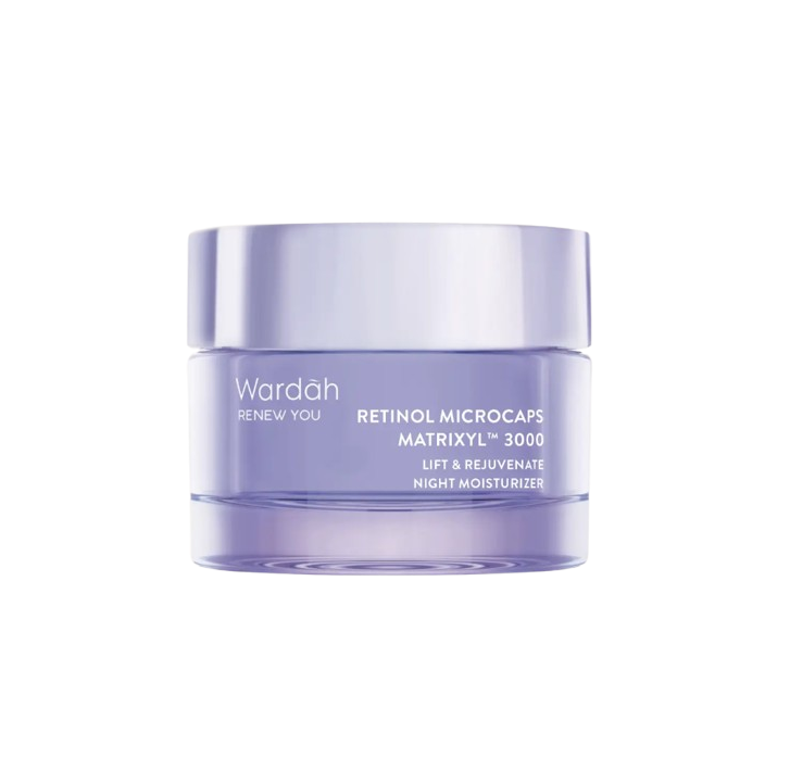 Wardah ｜ Renew You Retinol Microcaps Matrixyl™ 3000 Lift & Rejuvenate Night Moisturizer