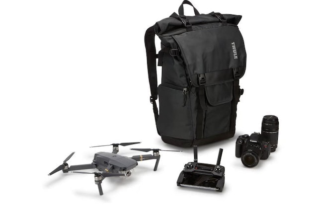 Covert camera backpack rolltop DSLR 3203626