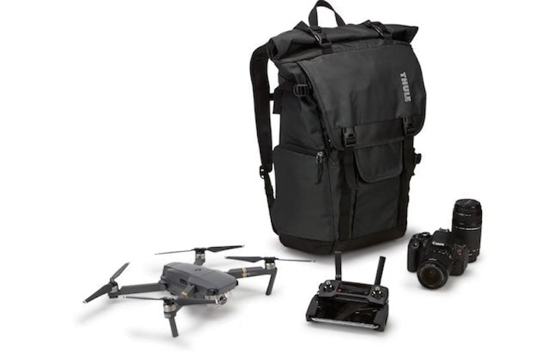 Covert camera backpack rolltop DSLR 2