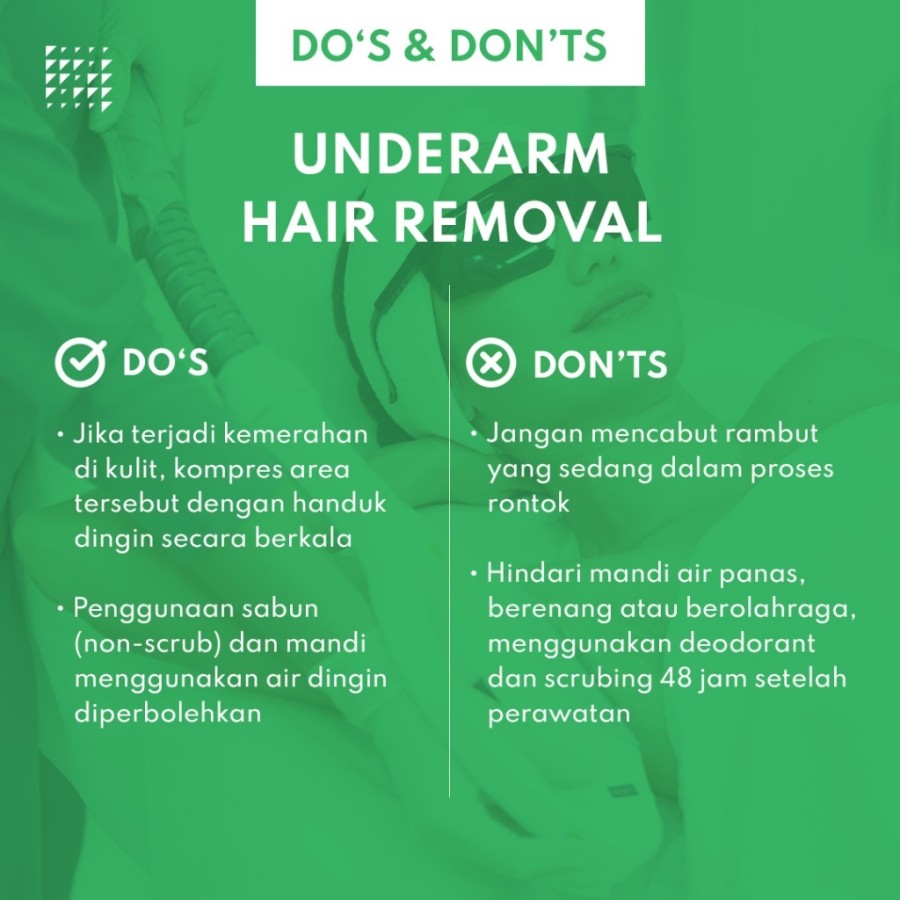 Zulu Alpha Papa ZAP Clinic Voucher Underarm Hair Removal