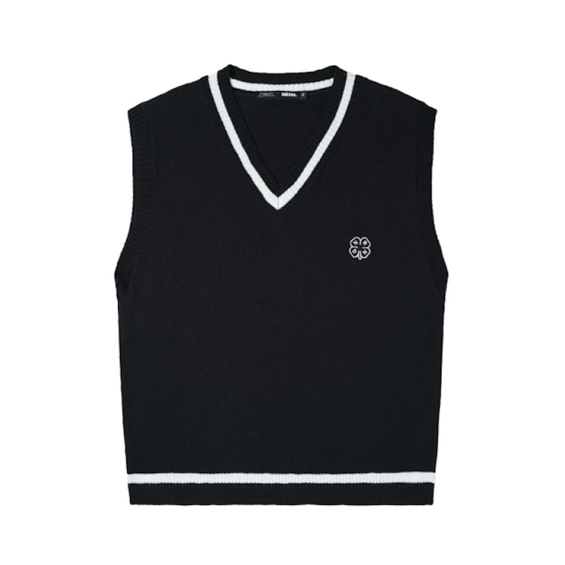 NRDN Sweater Clover Vest Knitwear Black 1