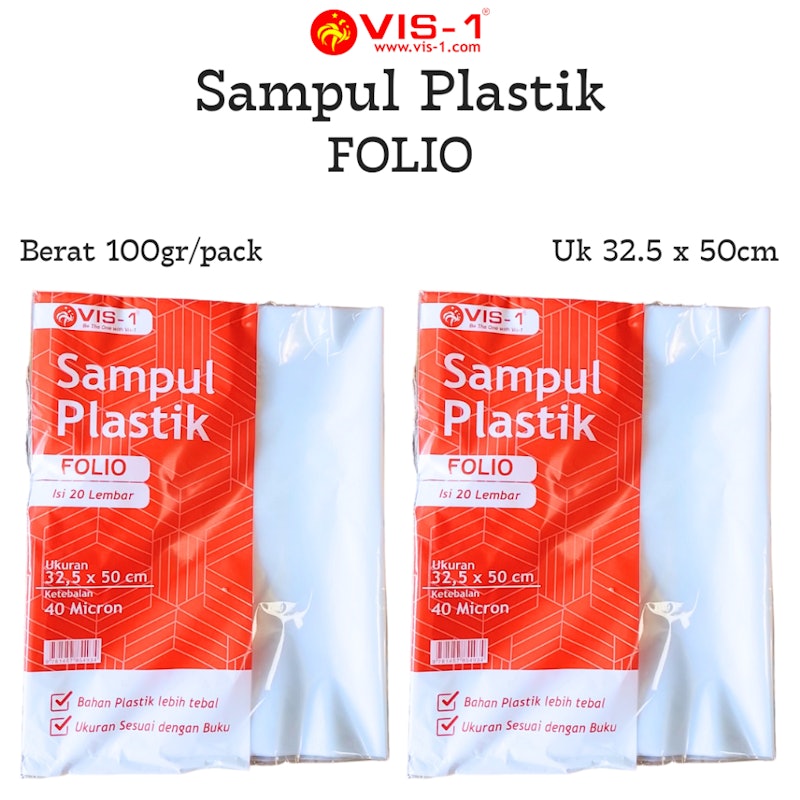 VIS-1 Sampul Buku Plastik 2