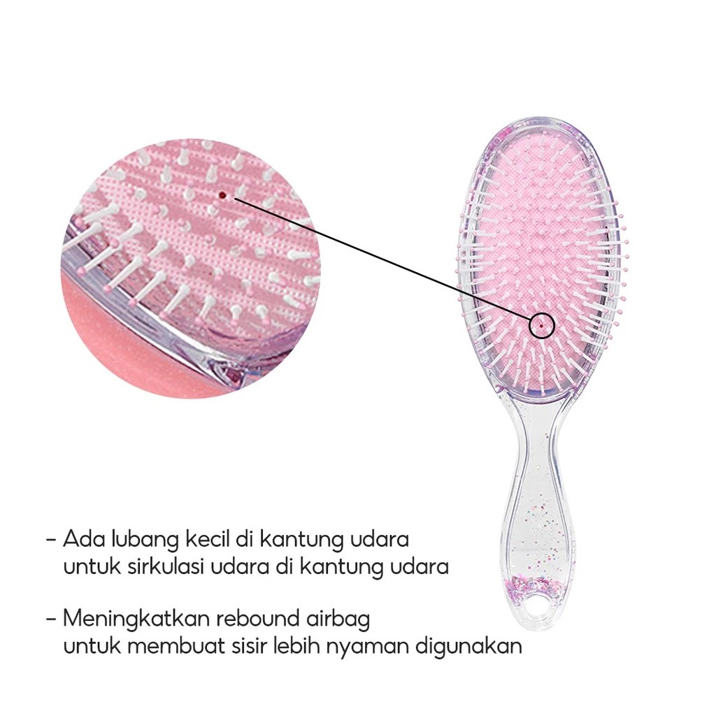 Miniso Cushion Hair Brush Oval New