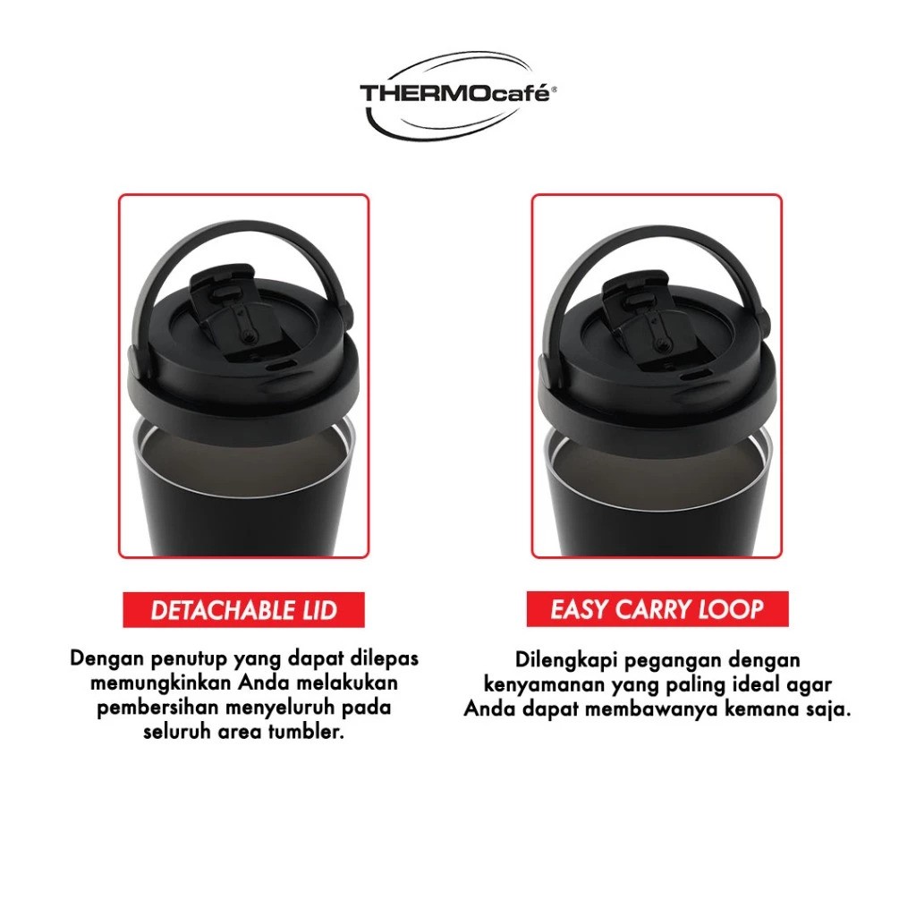 Thermos LLC Thermos Vacuum Insulated Tumbler with Carry Handle TCCM-500KA