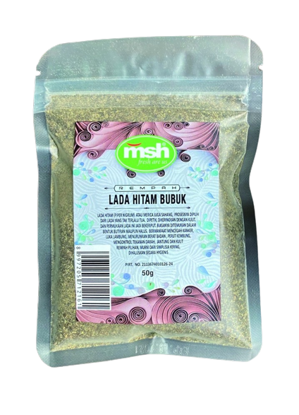 Rempah Lada Hitam Bubuk