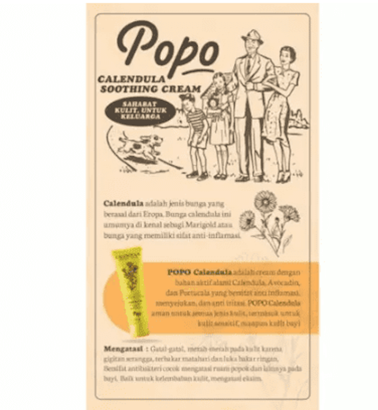 Popo Calendula Soothing Cream 3