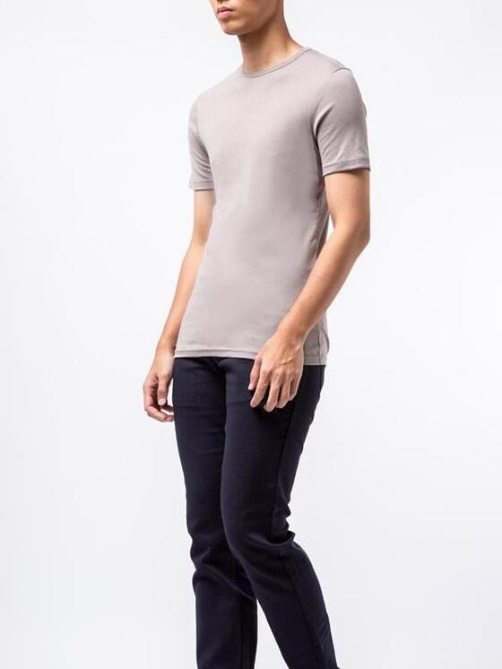 Delami Garment Industries The Executive Grey Basic Undershirt R Neck