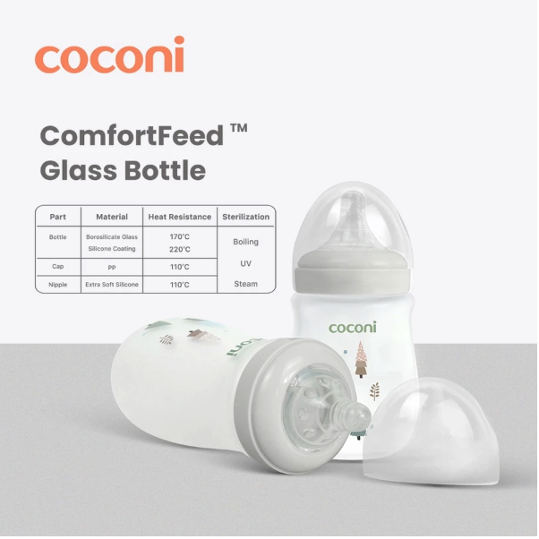 Coconi ComfortFeed Glass Bottle 4