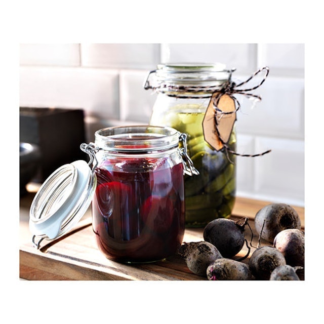 IKEA KORKEN - Stoples dengan Penutup Kaca Bening 502.135.51