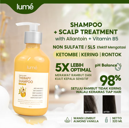 Inti Pesona Lestari Lume Scalp & Hair Therapy Shampoo