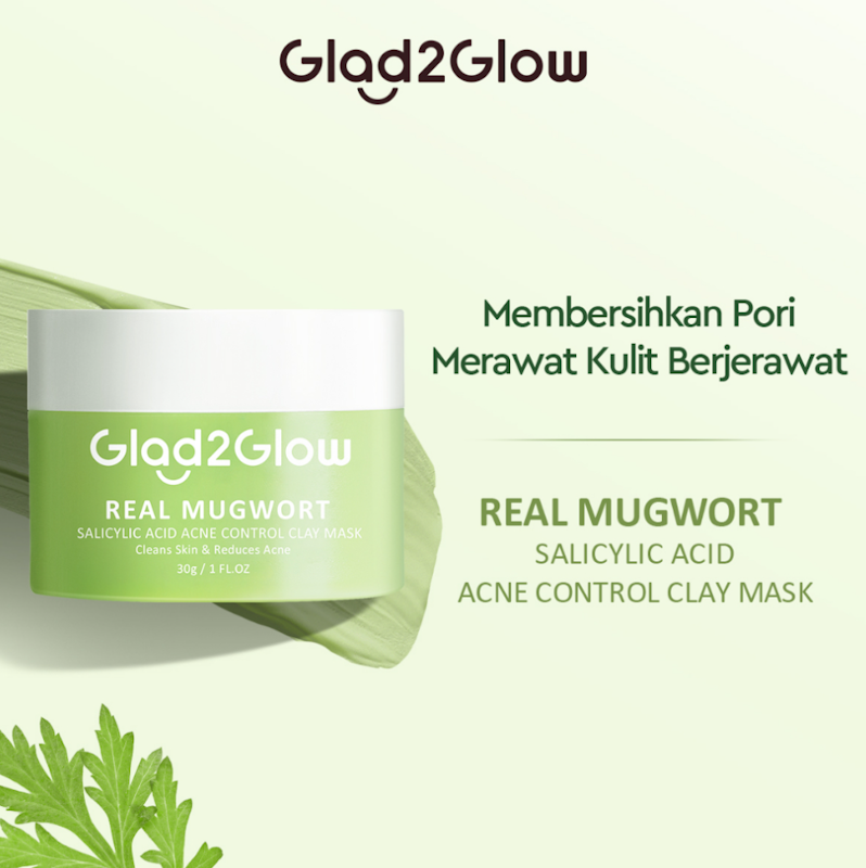 Real Mugwort Salicylic Acid Acne Control Clay Mask