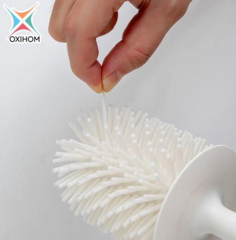 Oxihom  Sikat WC Silikon Gantung Pembersih Toilet Brush B3900