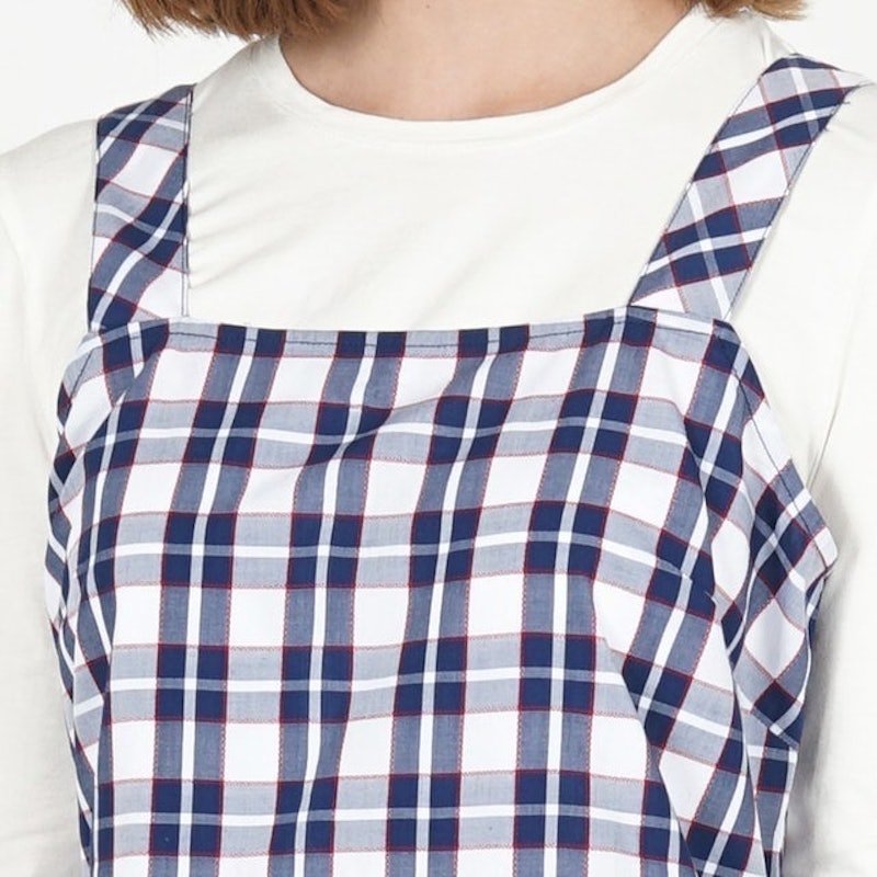 Plaids Sleeveless Dress 4