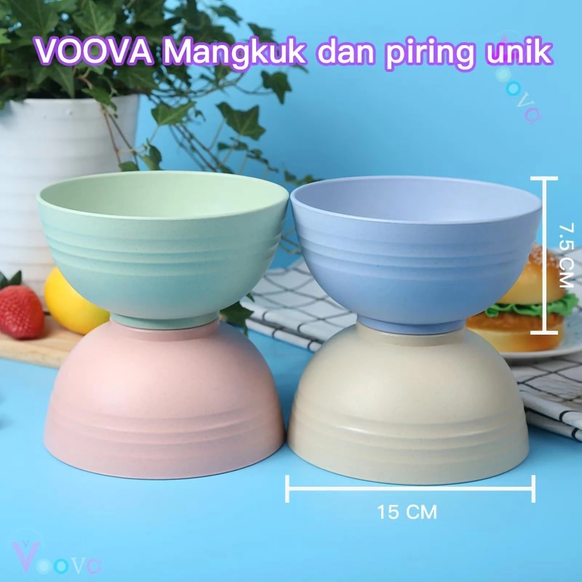 Voova Wheat Straw Bowl 15 cm