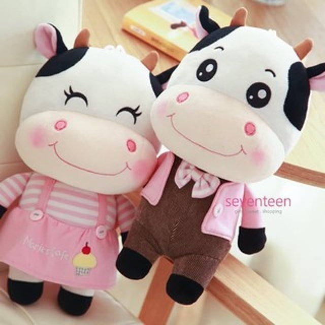  Boneka Couple Sepasang Anniversary Cow